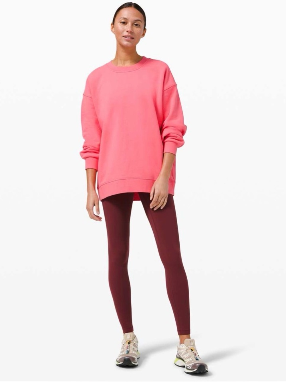 Lululemon Oversized Crewneck Sweatshirt - Pink